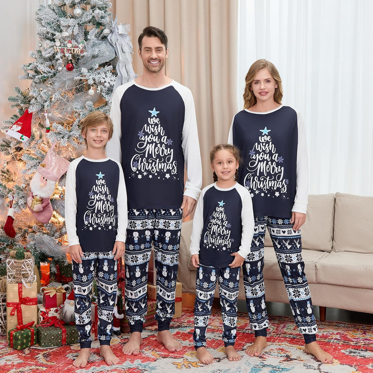 Christmas Pajamas for Family Matching Family Christmas Pajamas Matching Set Xmas Pjs Sleepwear