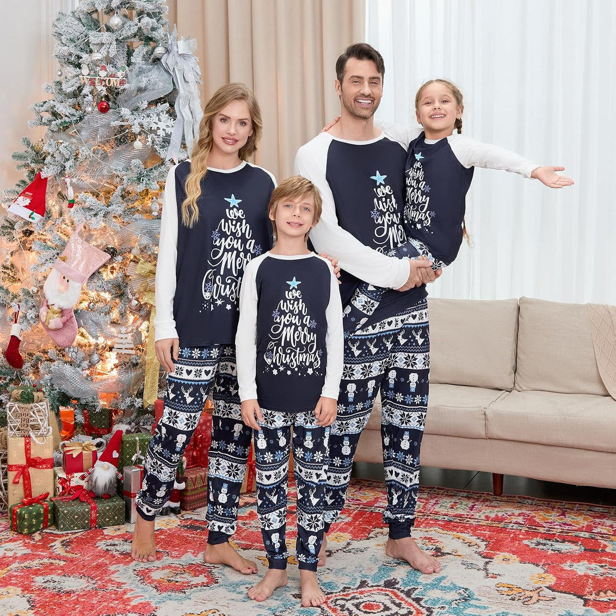 Christmas Pajamas for Family Matching Family Christmas Pajamas Matching Set Xmas Pjs Sleepwear
